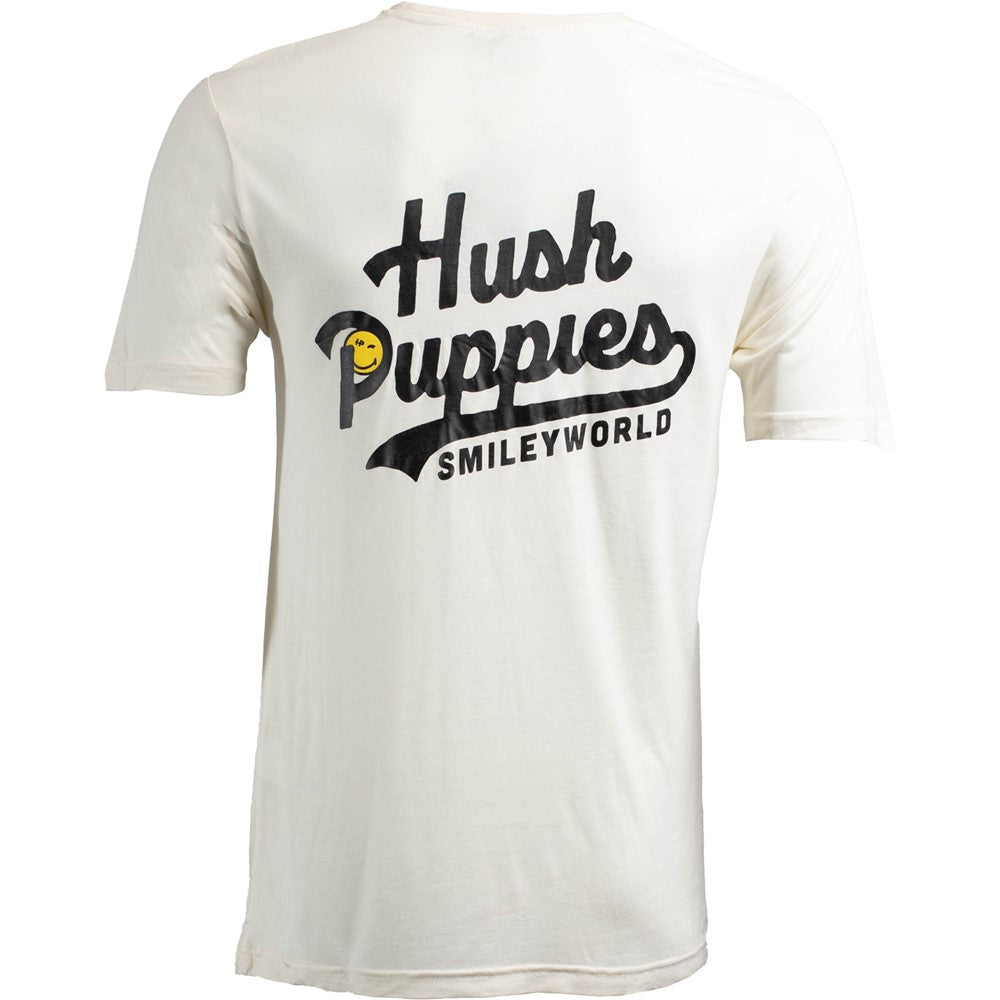 Tee Shirts White Hush Puppies Smiley T-shirt