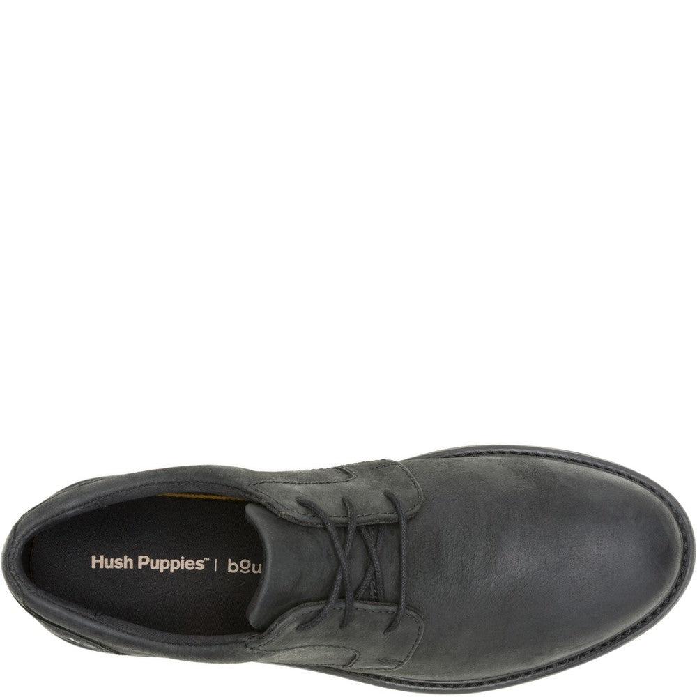 Lace Mens Summer Black Hush Puppies Jenson Shoe