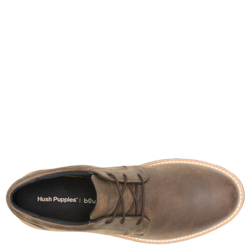Lace Mens Summer Brown Hush Puppies Jenson Shoe