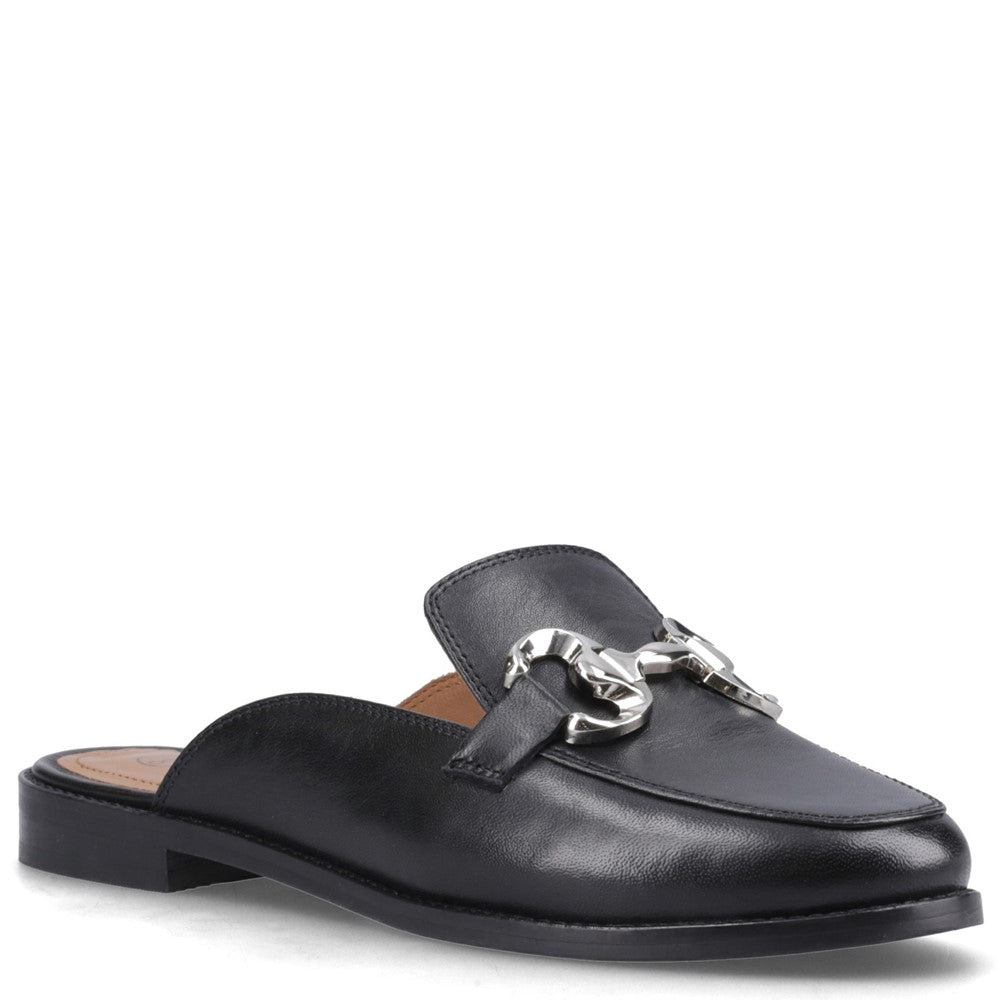 Slip On Ladies Shoes Black Hush Puppies Cathleen Mule
