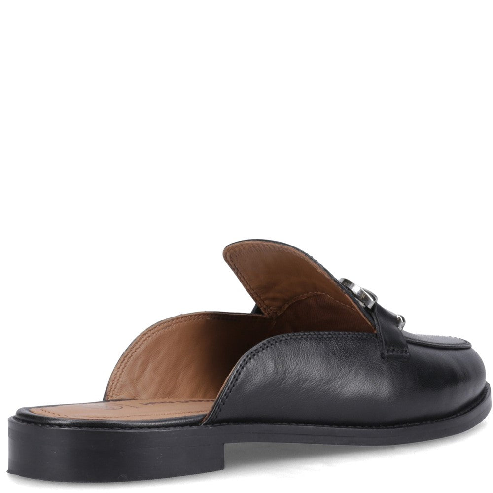 Slip On Ladies Shoes Black Hush Puppies Cathleen Mule