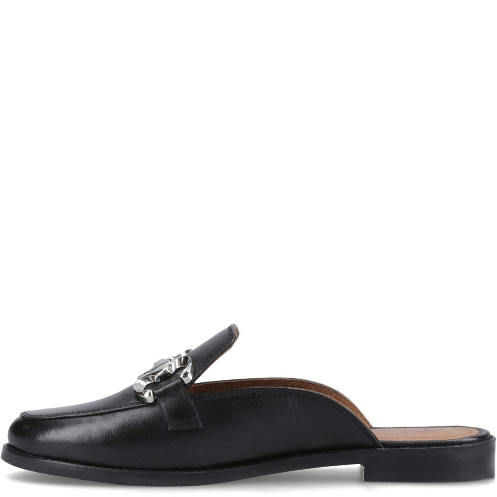 Slip On Ladies Shoes Black Hush Puppies Cathleen Mule