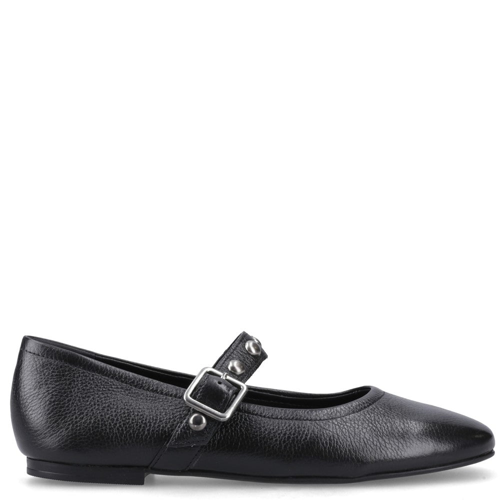 Ballerinas Black Hush Puppies Charlene Stud Ballerina