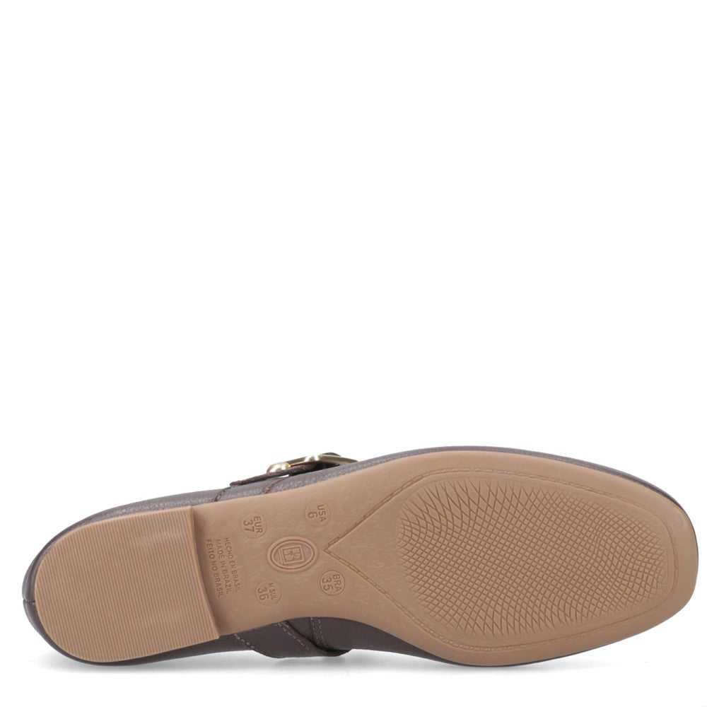 Ballerinas Chocolate Hush Puppies Charlene Stud Ballerina