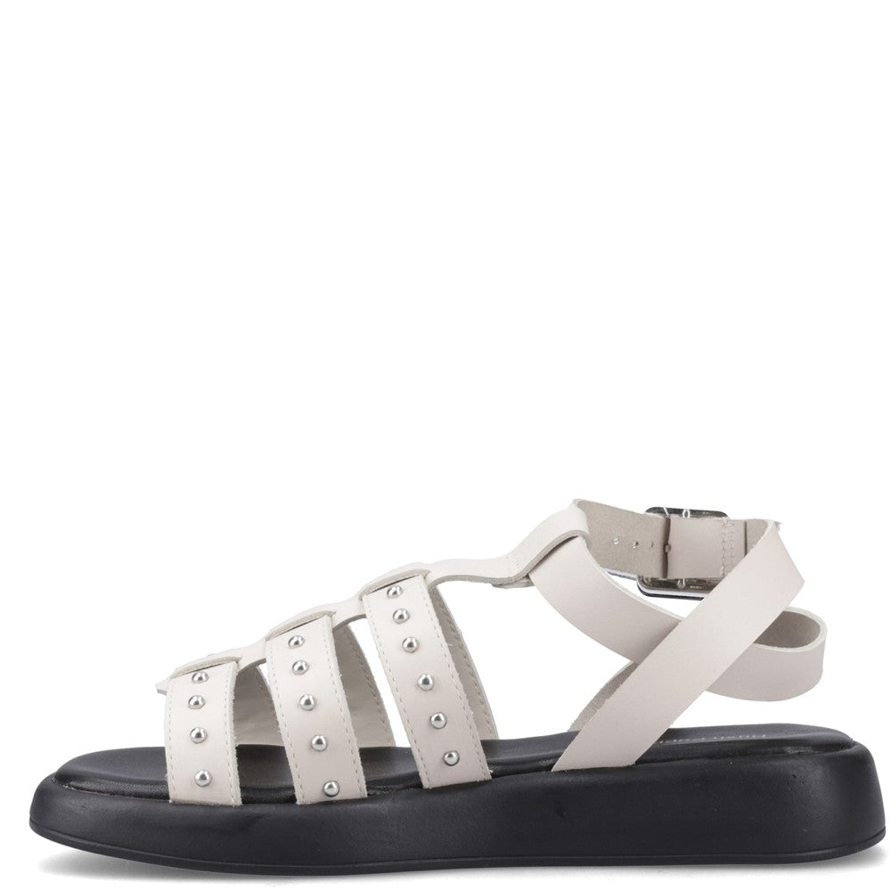 Shoe Ladies Summer Ivory Hush Puppies Charmaine Stud Gladiator