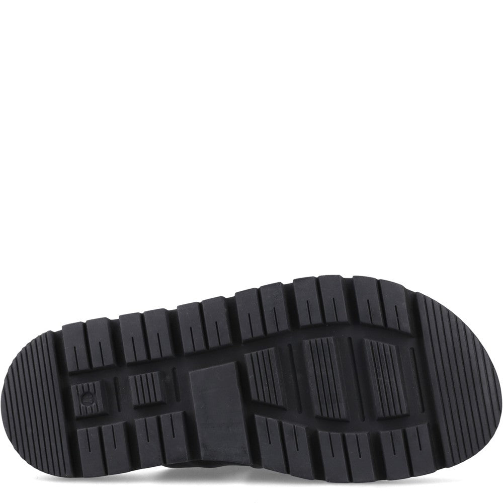 Shoe Ladies Summer Black Hush Puppies Loretta Mule