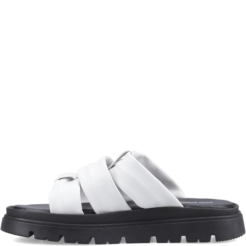 Shoe Ladies Summer White Hush Puppies Loretta Mule
