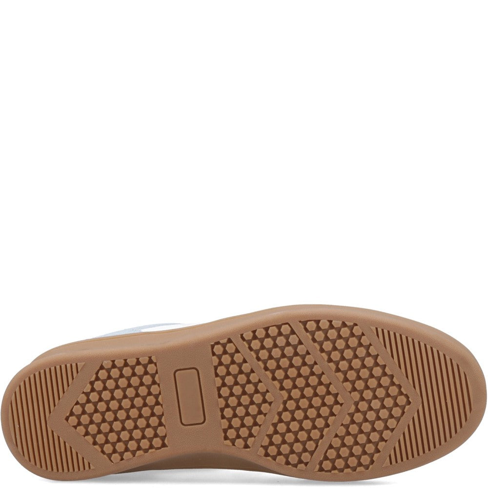 Lace Ladies Shoes Blue Hush Puppies Maura Sneaker