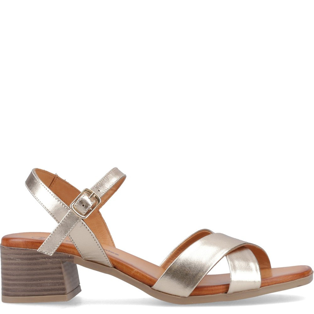 Ladies Heels Gold Hush Puppies Regina Heel