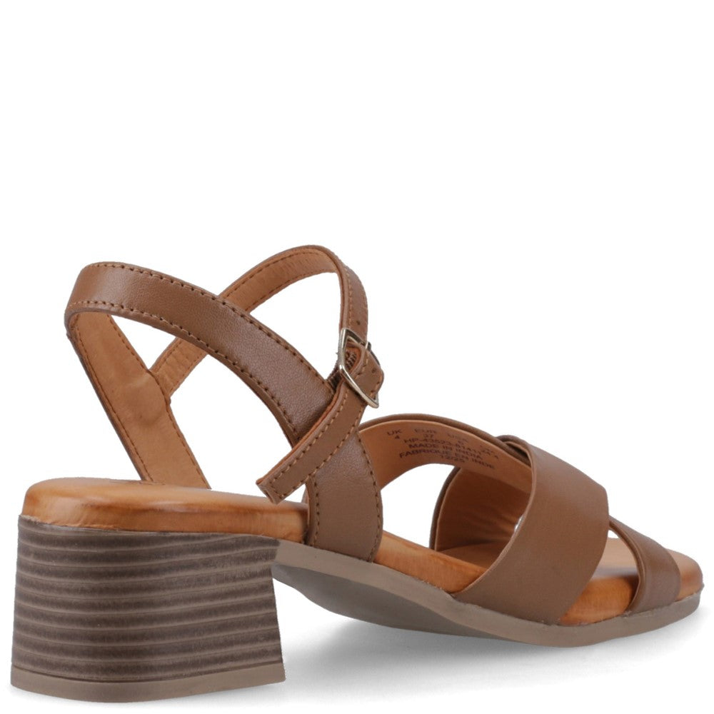Ladies Heels Tan Hush Puppies Regina Heel