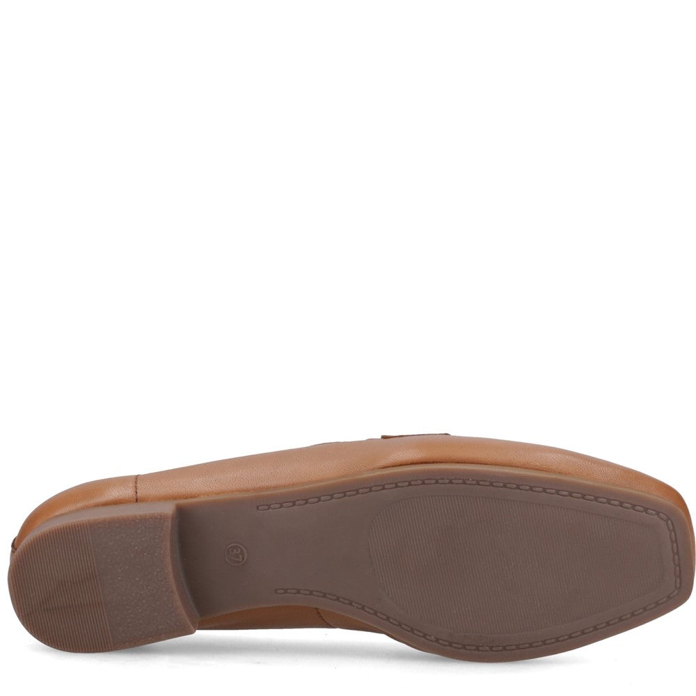 Shoe Ladies Summer Tan Hush Puppies Sutton Loafer