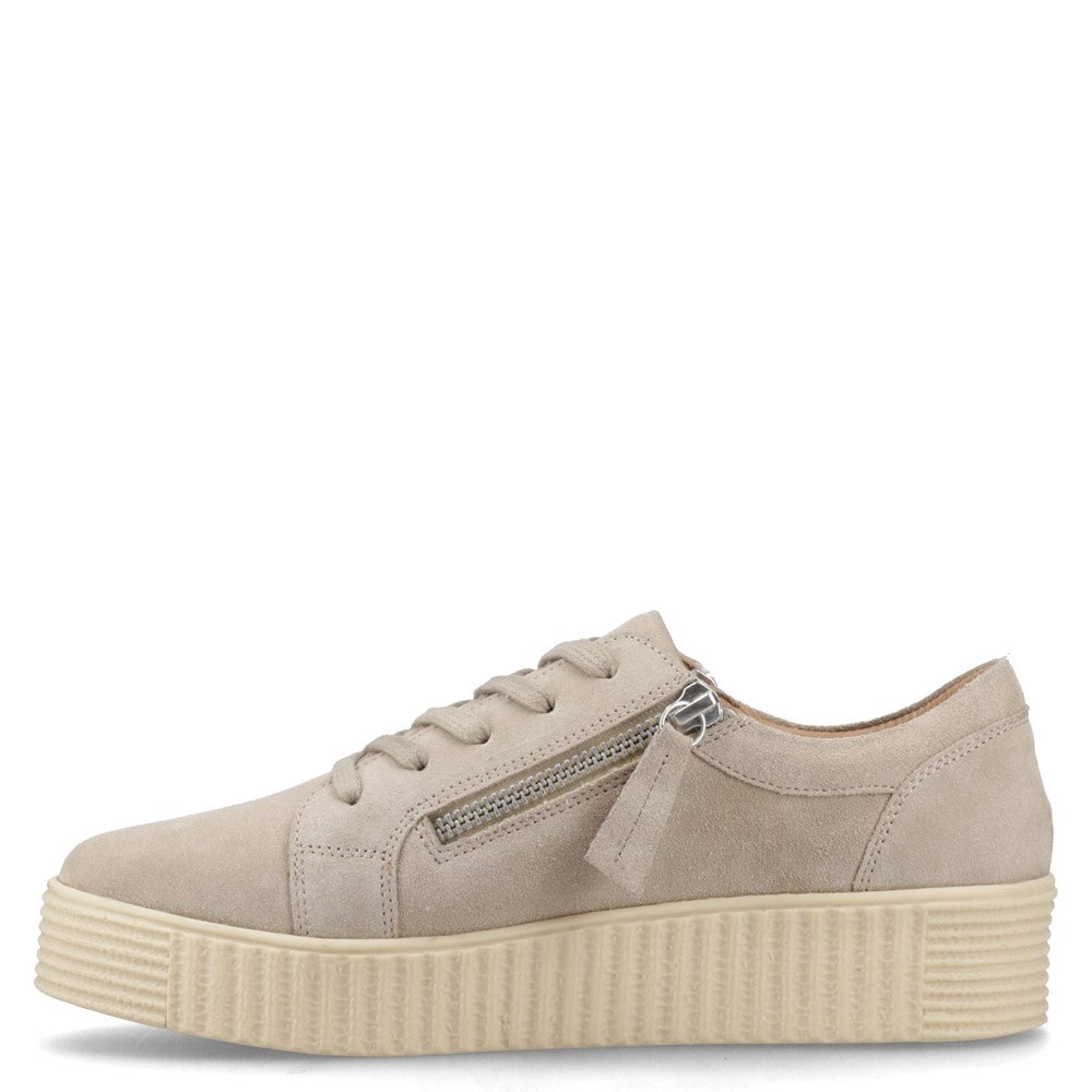 Shoe Ladies Summer Taupe Hush Puppies Tara Suede Trainer
