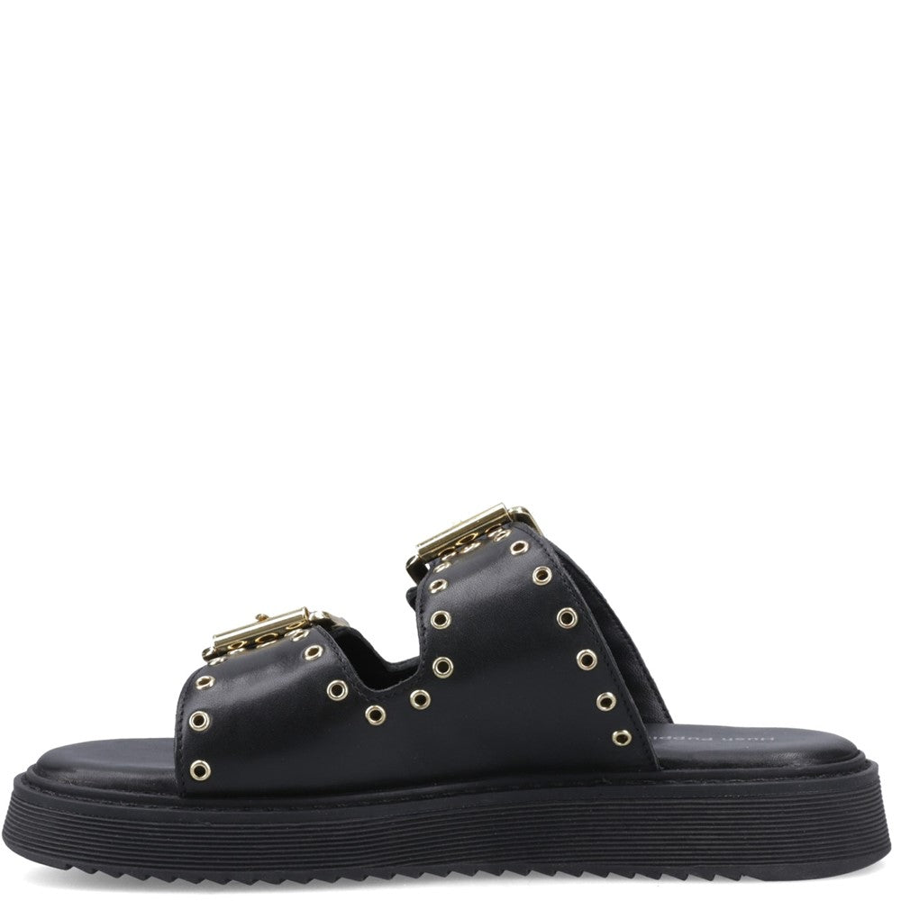Sandal Ladies Summer Black Hush Puppies Christine Mule Sandal