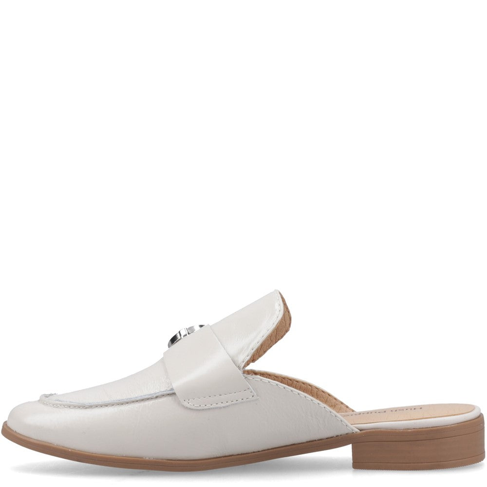 Slip On Ladies Shoes Ivory Hush Puppies Calla Mule