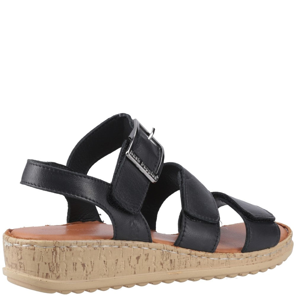 Sandal Ladies Summer Black Hush Puppies Eliana Sandal