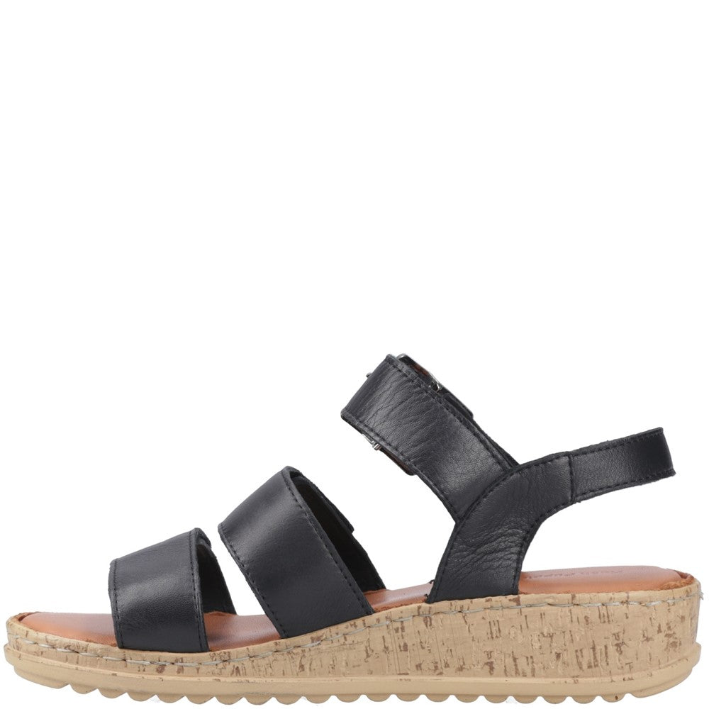 Sandal Ladies Summer Black Hush Puppies Eliana Sandal