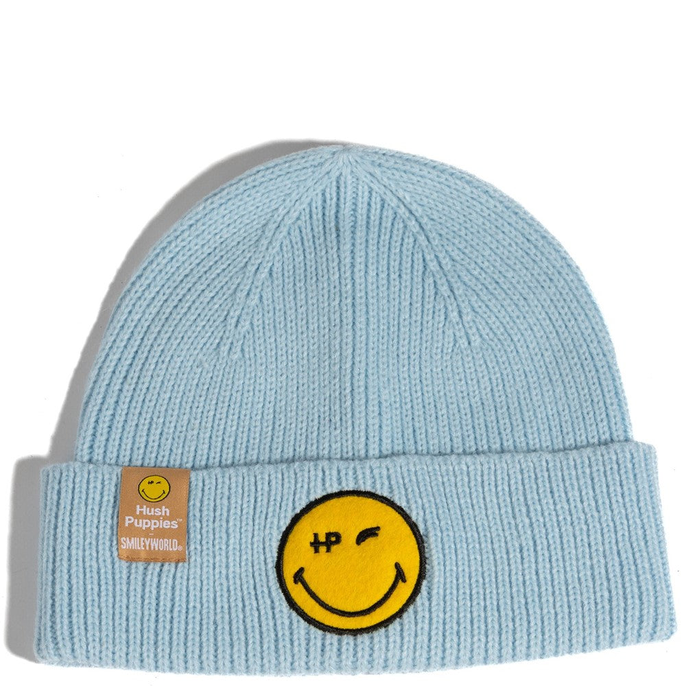 Hats Blue Hush Puppies Smiley Beanie