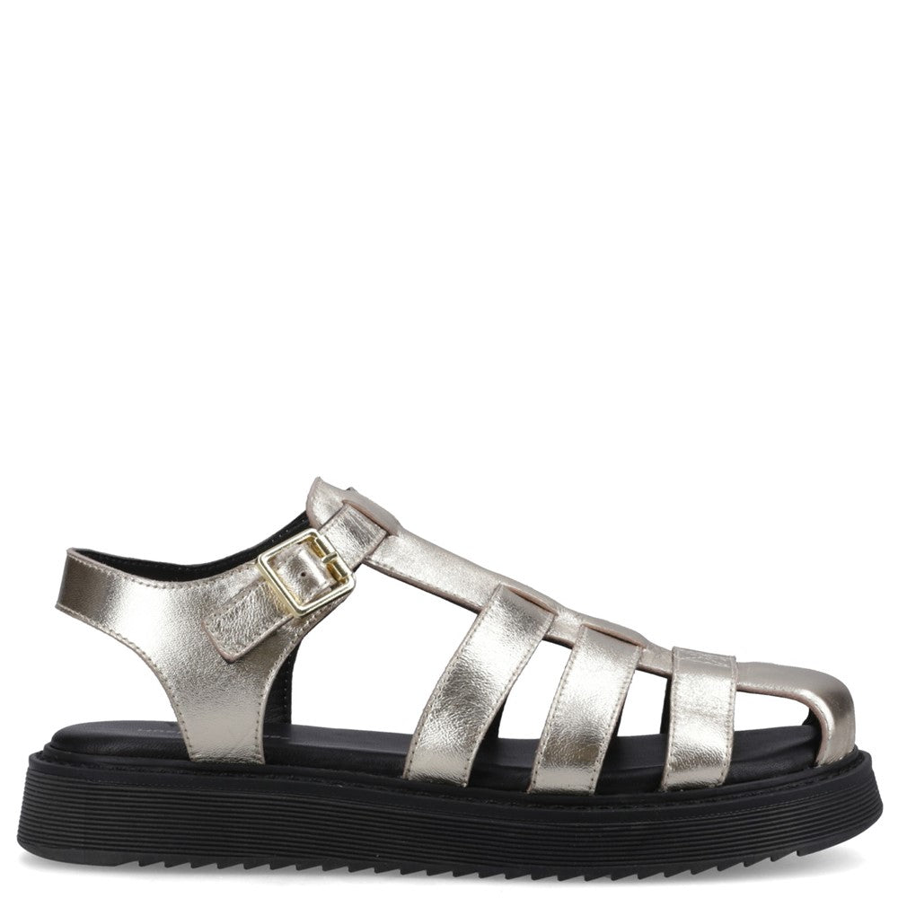 Sandal Ladies Summer Gold Hush Puppies Cassandra Gladiator Sandal