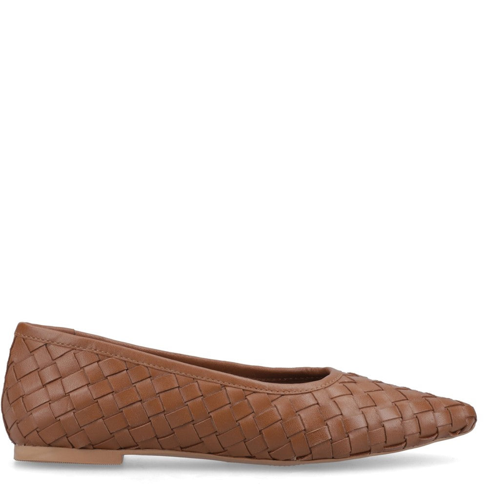 Ballerinas Tan Hush Puppies Darla Woven Ballerina