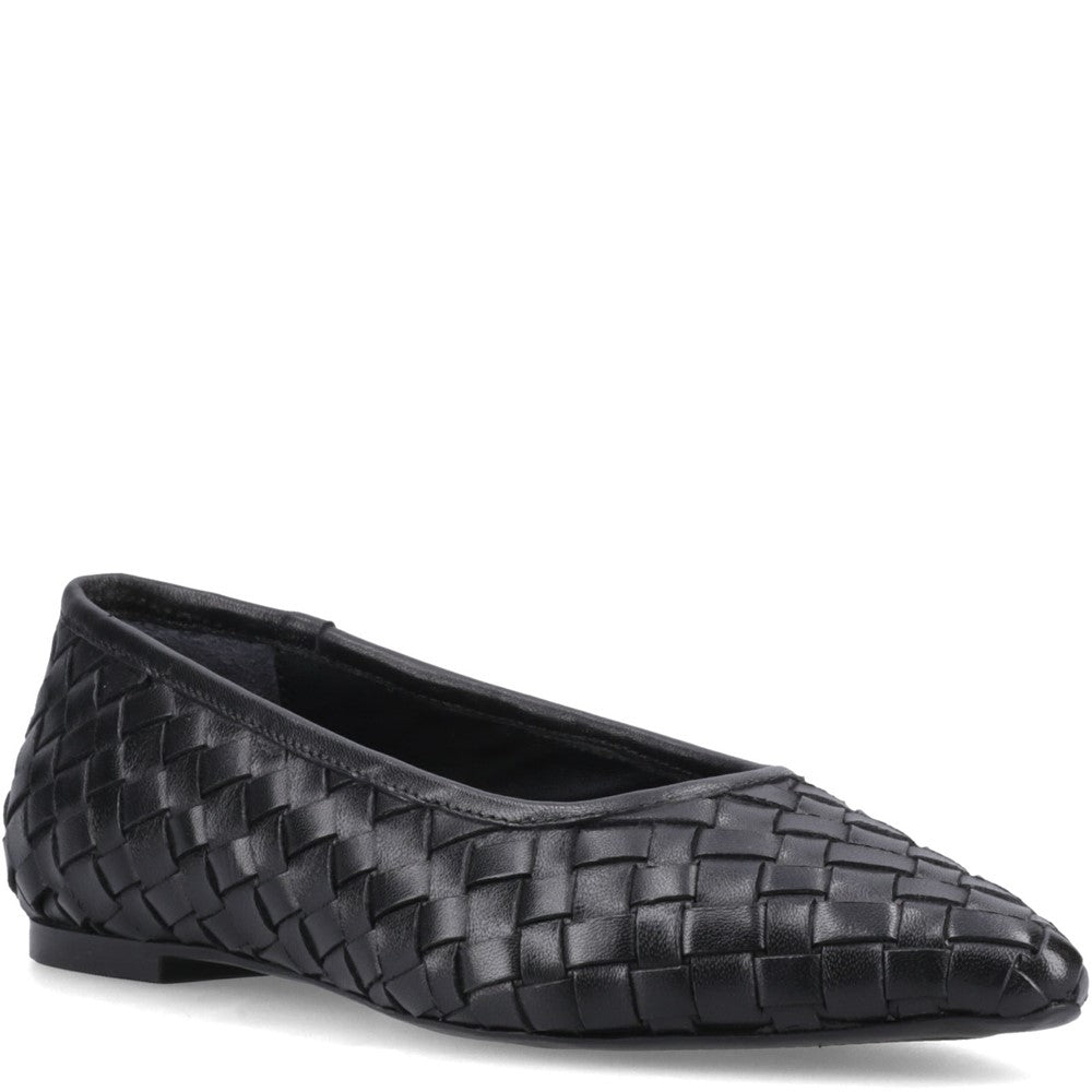 Ballerinas Black Hush Puppies Darla Woven Ballerina