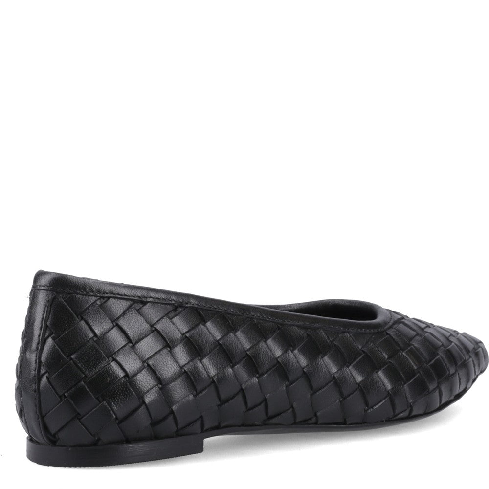 Ballerinas Black Hush Puppies Darla Woven Ballerina
