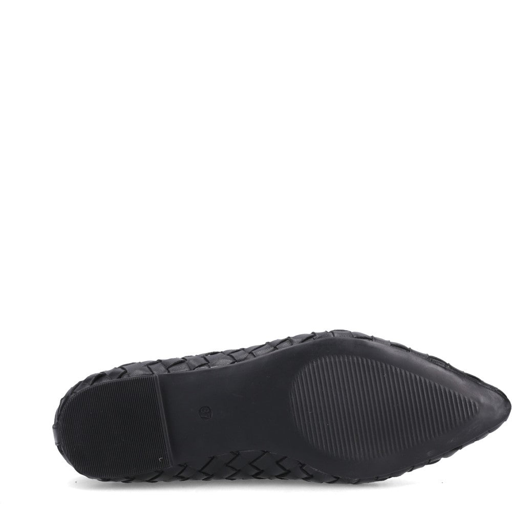 Ballerinas Black Hush Puppies Darla Woven Ballerina
