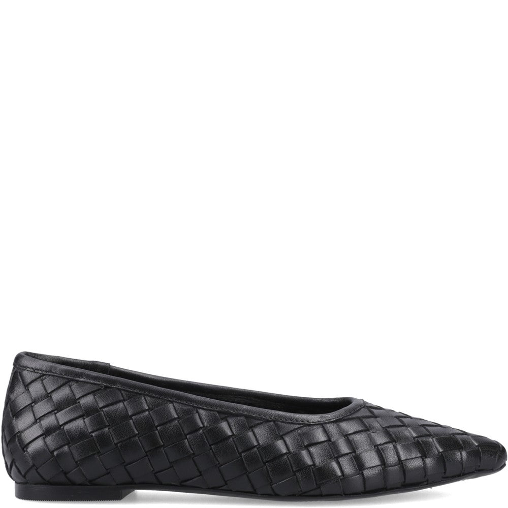 Ballerinas Black Hush Puppies Darla Woven Ballerina
