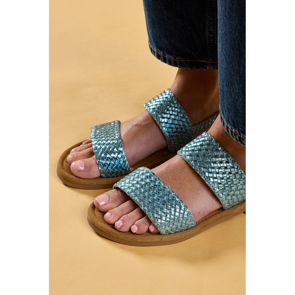 Sandal Ladies Summer Blue Hush Puppies Helene Sandal Wide Fit