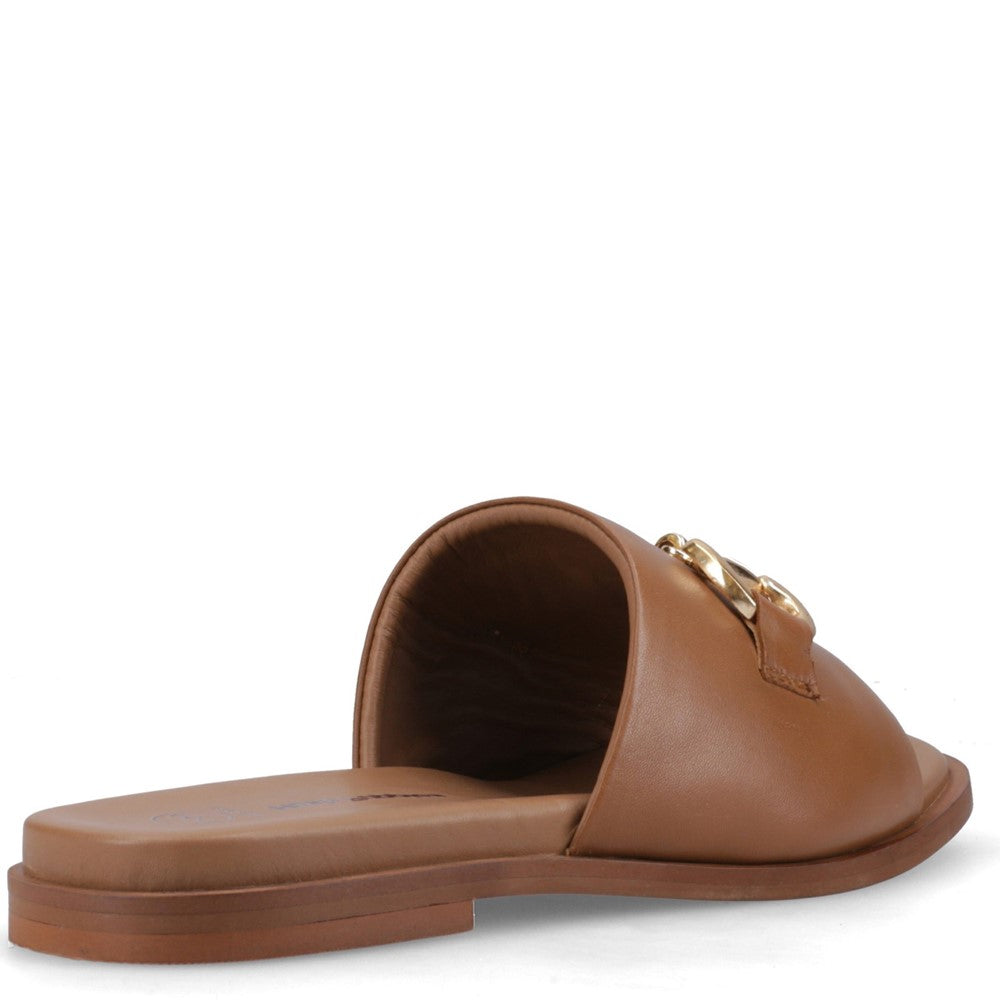 Sandal Ladies Summer Tan Hush Puppies LANA SNAFFLE MULE