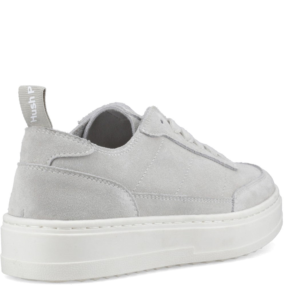 Ladies Sports Grey Hush Puppies Nesta Trainer