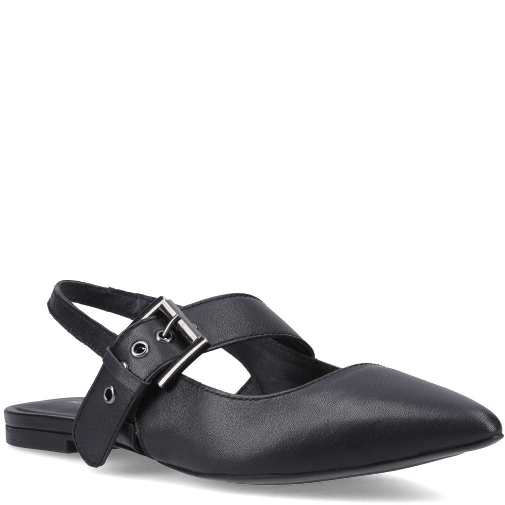 Ballerinas Black Hush Puppies Diya Buckle Mary Jane