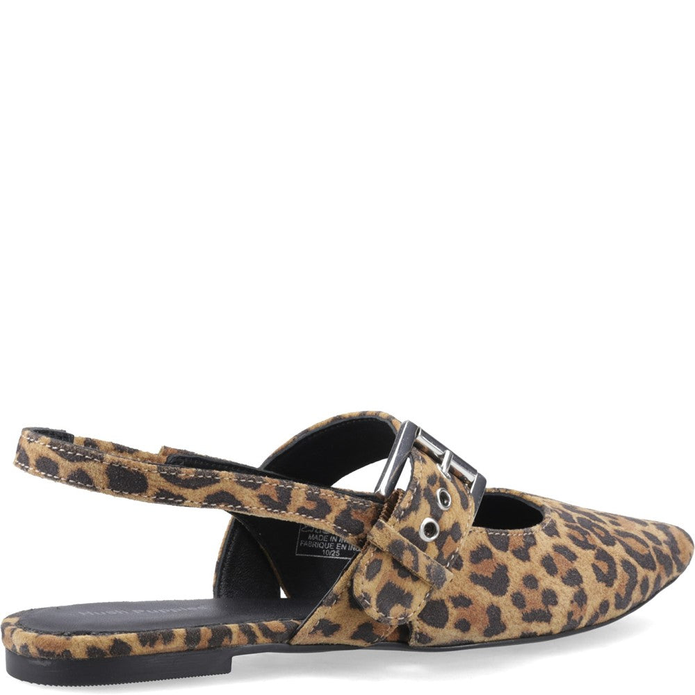 Ballerinas Leopard Hush Puppies Diya Suede Mary Jane