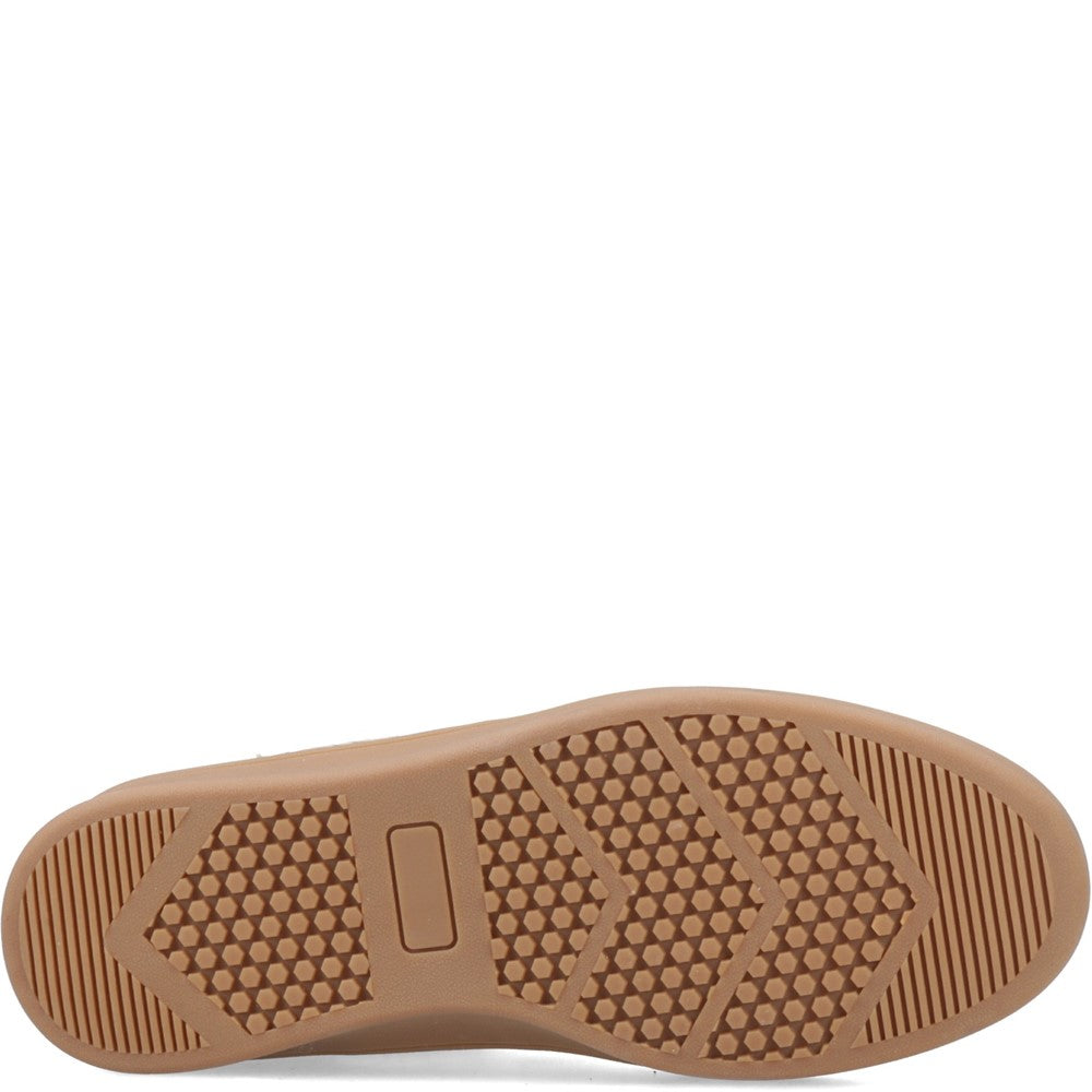 Ladies Sports Cheetah Hush Puppies Maura Textile Sneaker