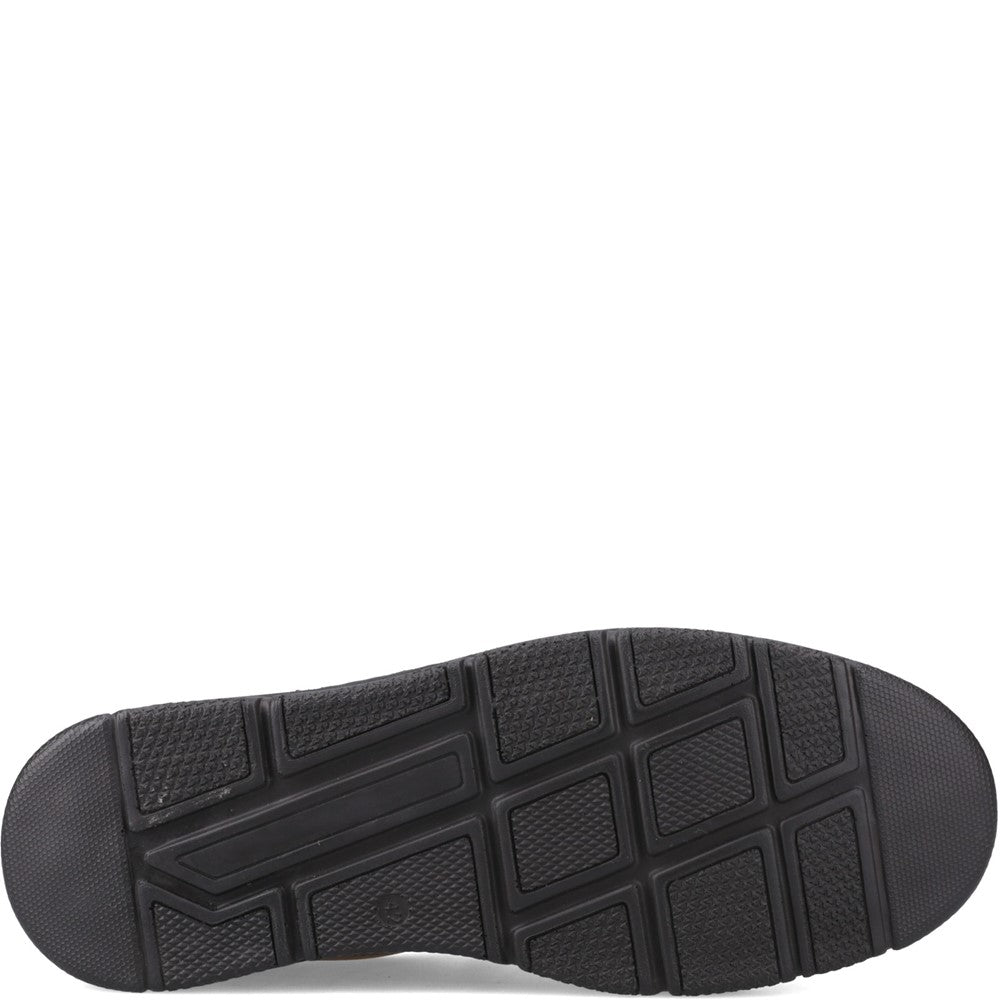 Mens Classic Touch Fastening Shoes Tan Hush Puppies Forde Touch Fastening
