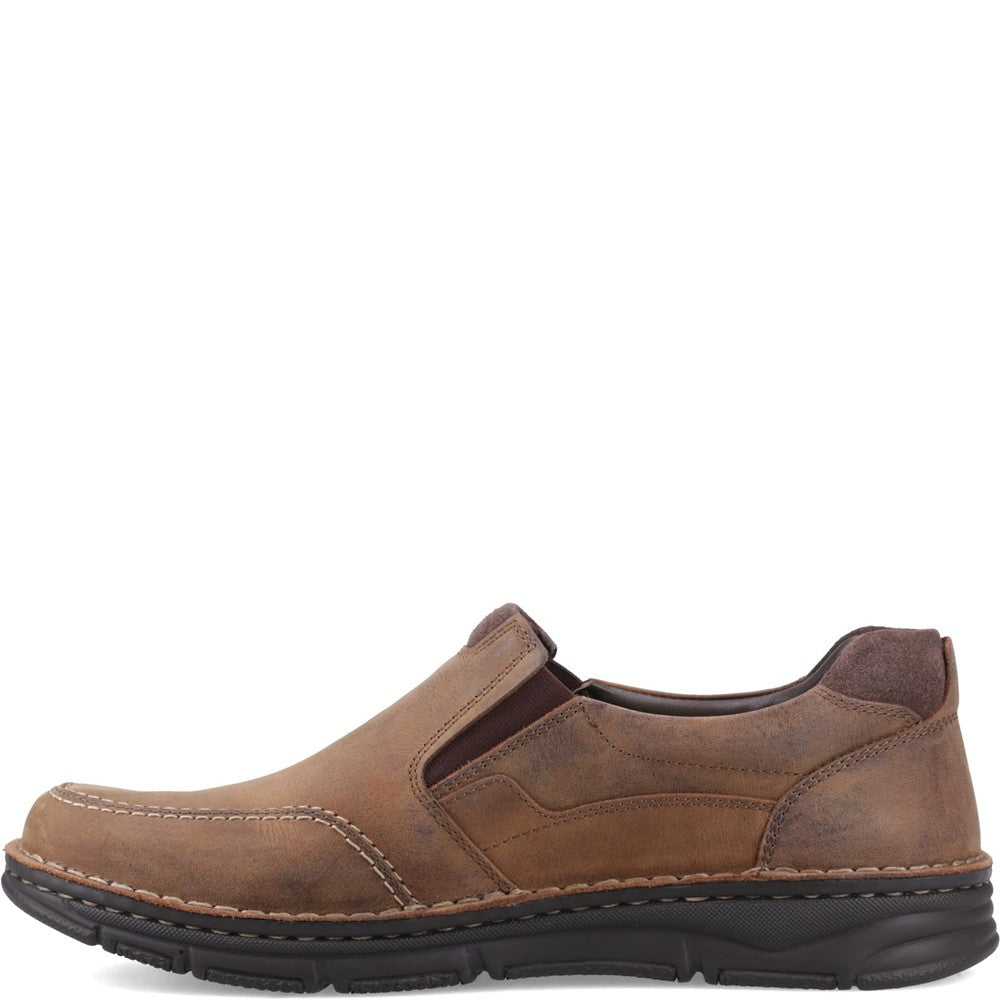 Slip On Mens Summer Tan Hush Puppies Franco Slip on