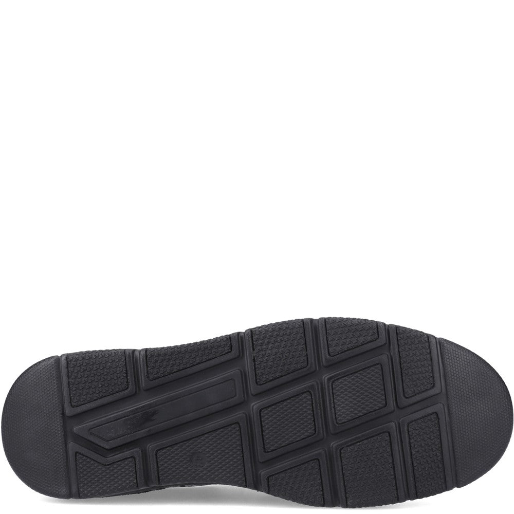 Lace Mens Summer Black Hush Puppies Franklin Lace Up Shoe