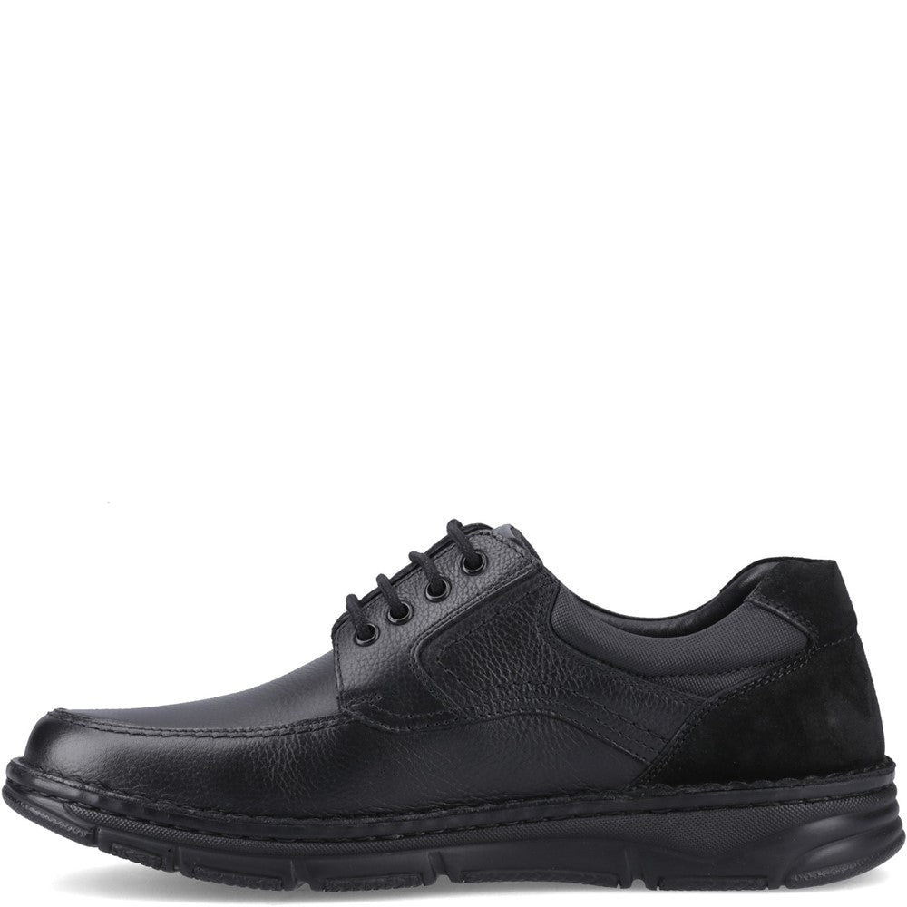 Lace Mens Summer Black Hush Puppies Franklin Lace Up Shoe