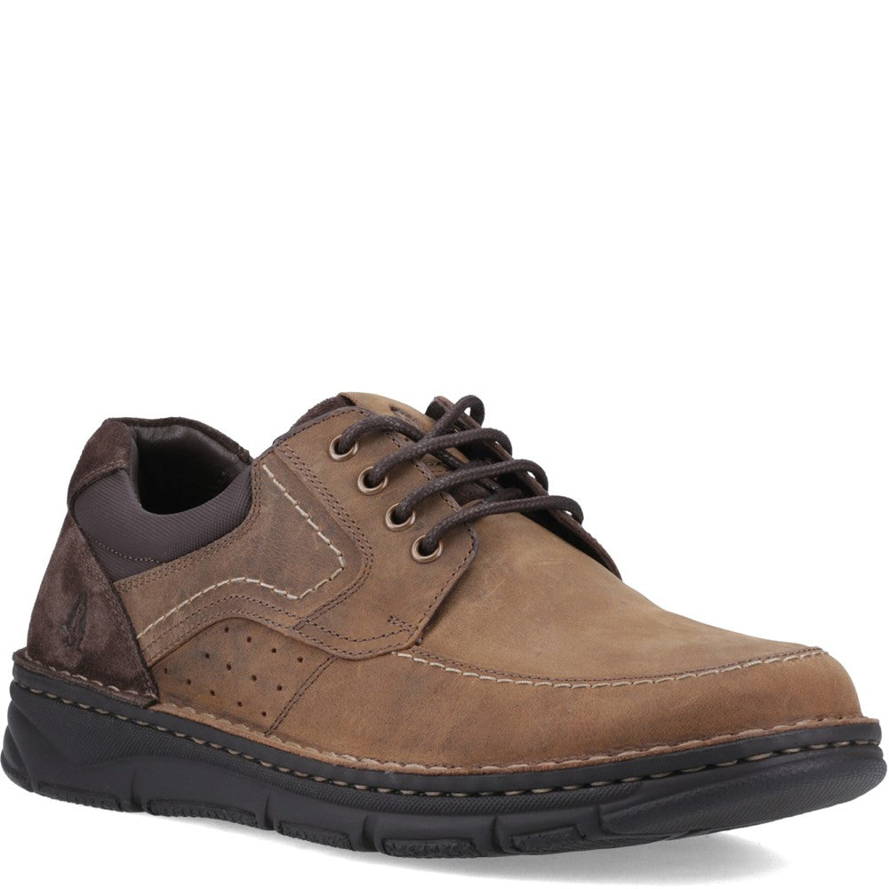 Lace Mens Summer Tan Hush Puppies Franklin Lace Up Shoe