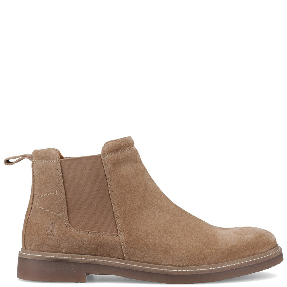 Mens Boots Taupe Hush Puppies Gareth Chelsea Boot