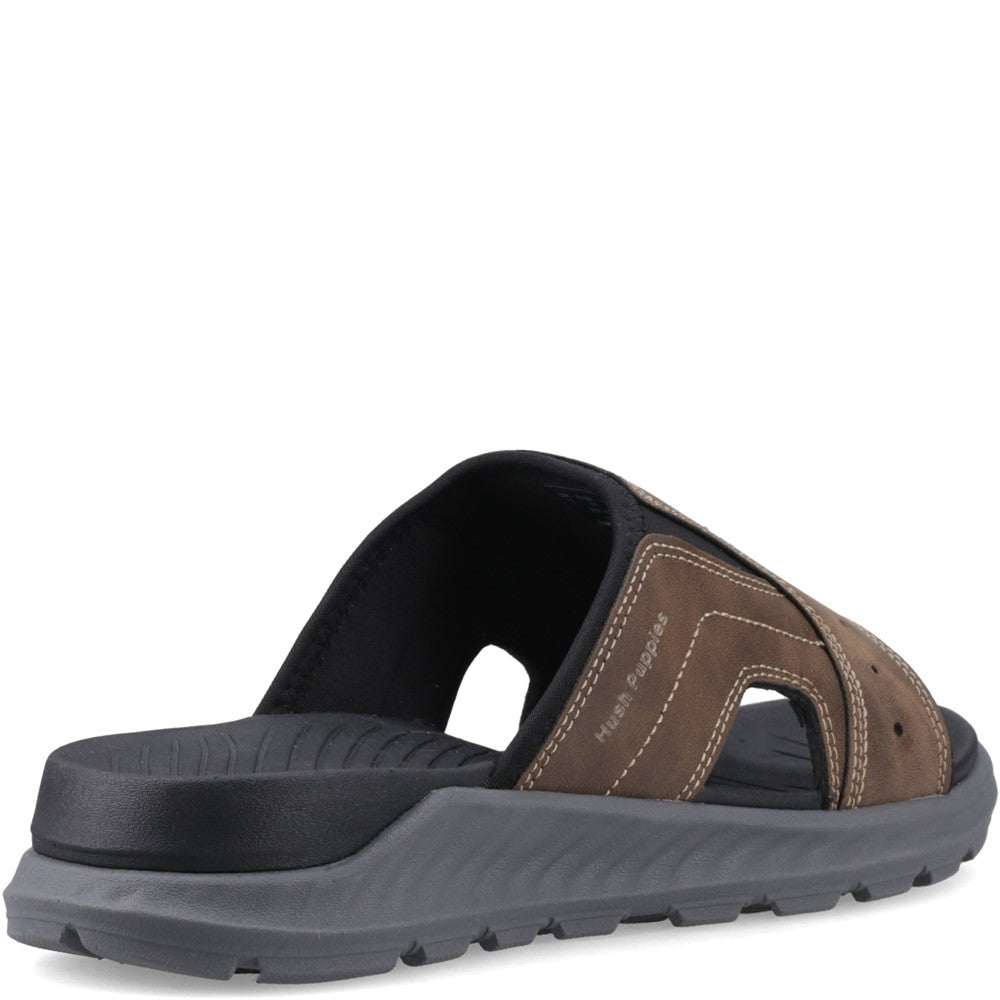 Sandal Mens Summer Brown Hush Puppies Lewis Sandal