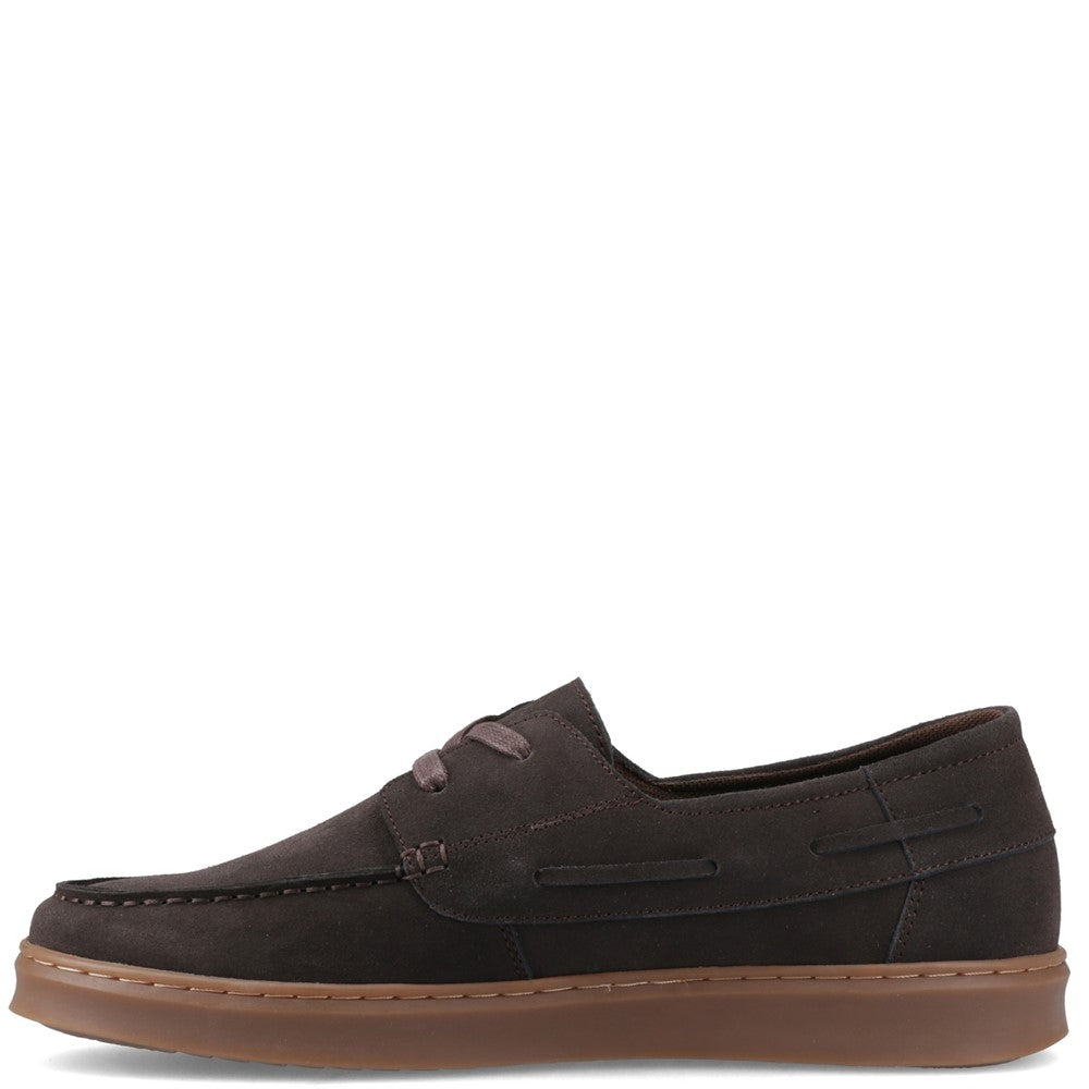 Lace Mens Summer Chocolate Hush Puppies Madden Boat Shoe