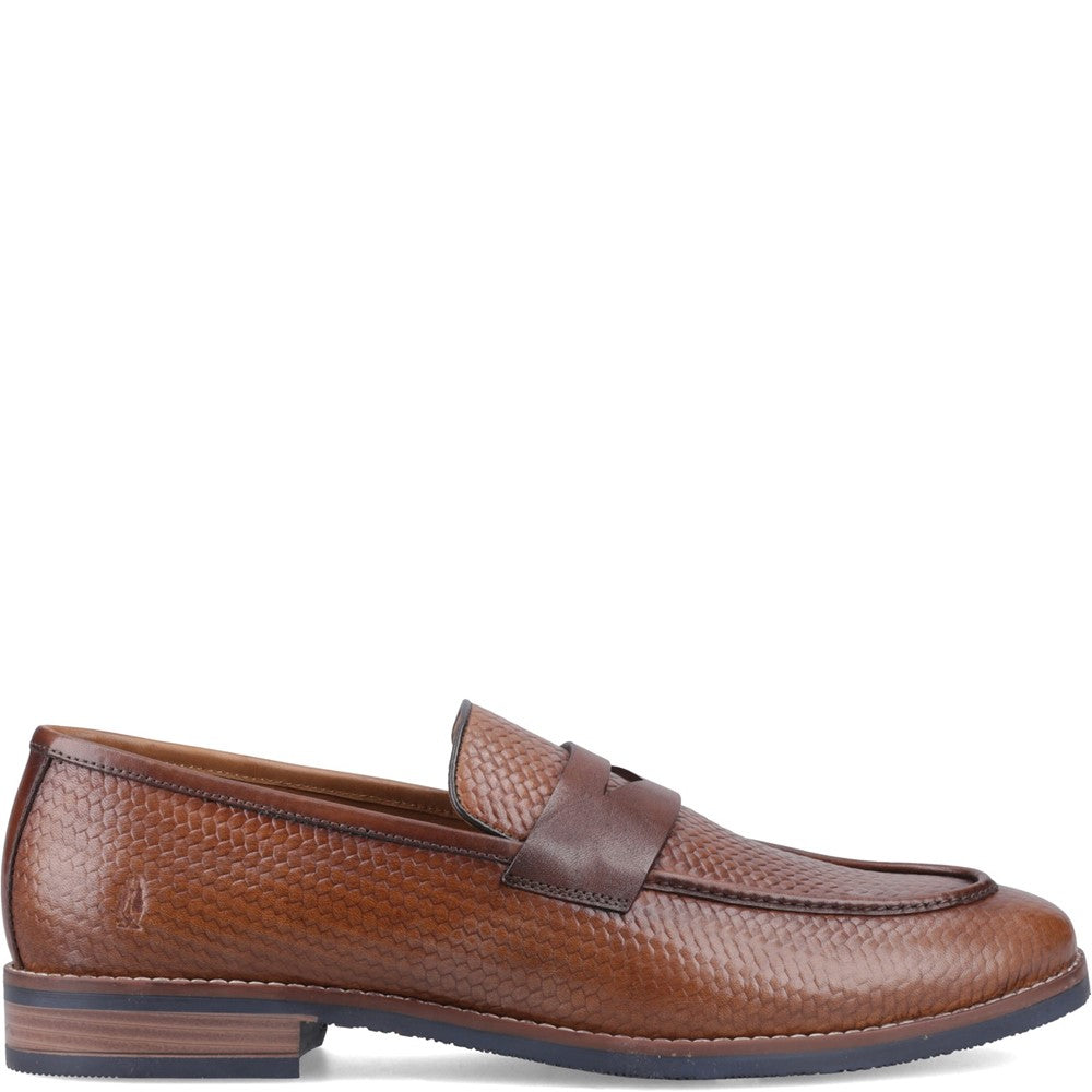 Mens Formal Slip On Shoes Tan Hush Puppies Mitchell Loafer