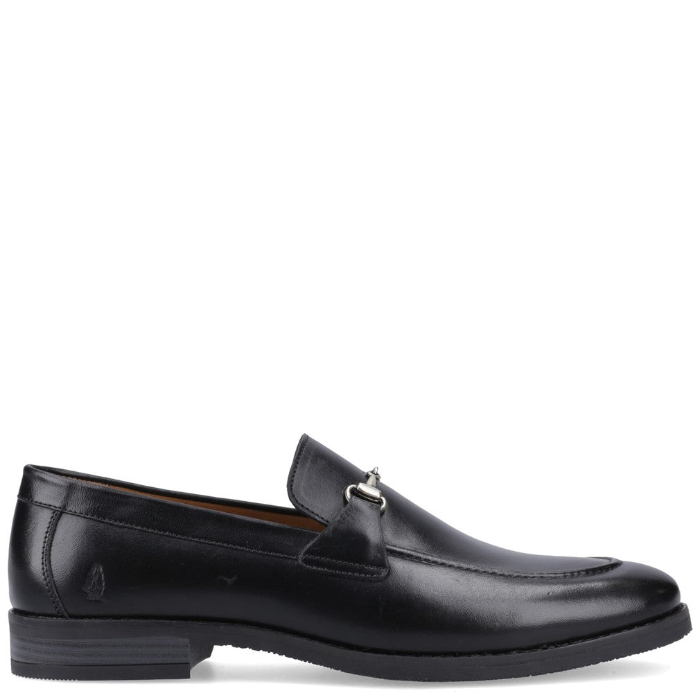 Mens Formal Slip On Shoes Black Hush Puppies Moses Loafer