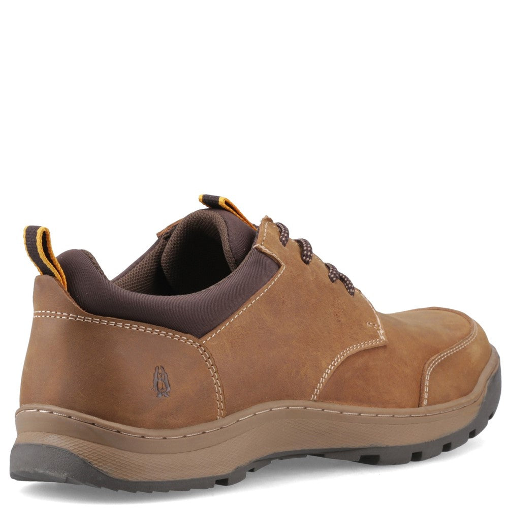 Mens Classic Lace Shoes Tan Hush Puppies Thom Lace Up