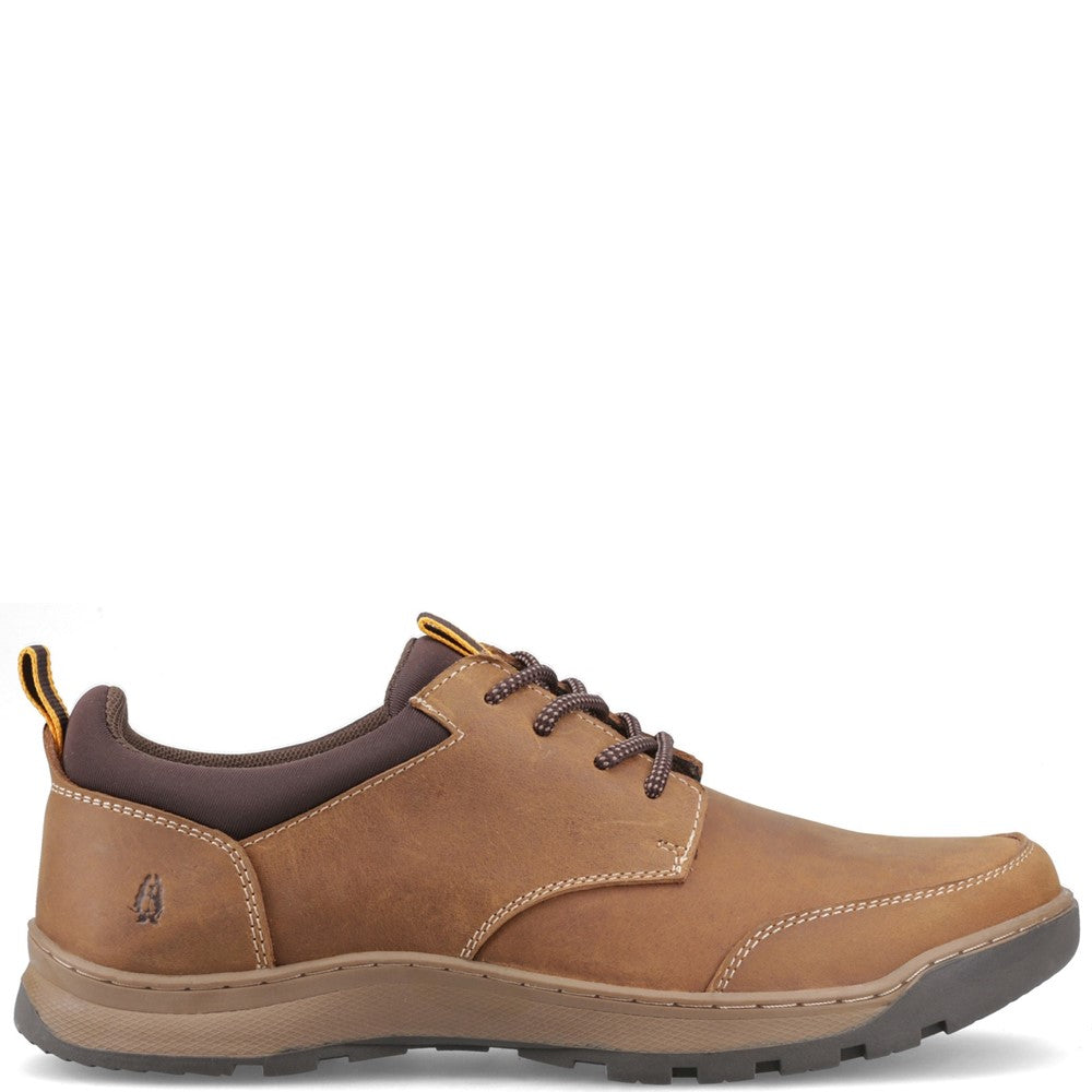 Mens Classic Lace Shoes Tan Hush Puppies Thom Lace Up