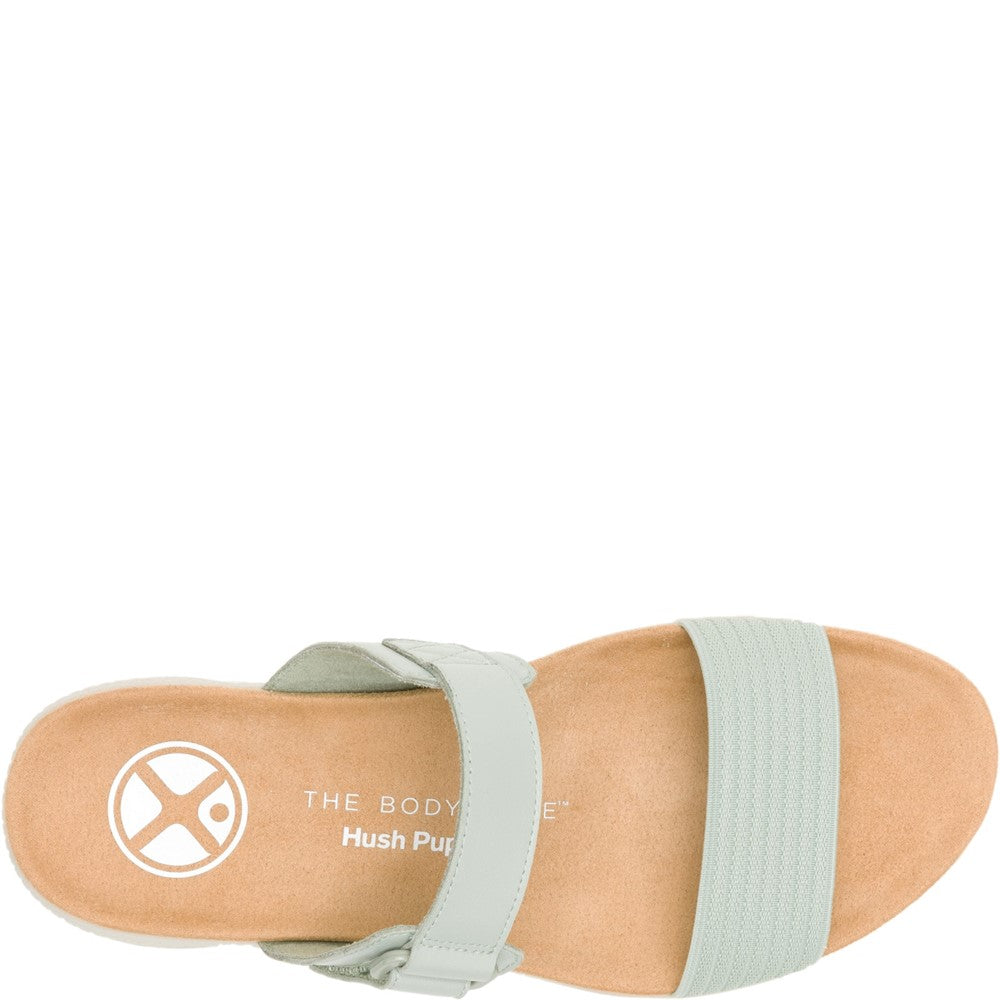 Sandal Ladies Summer Sage Hush Puppies Breathe Gore Slide