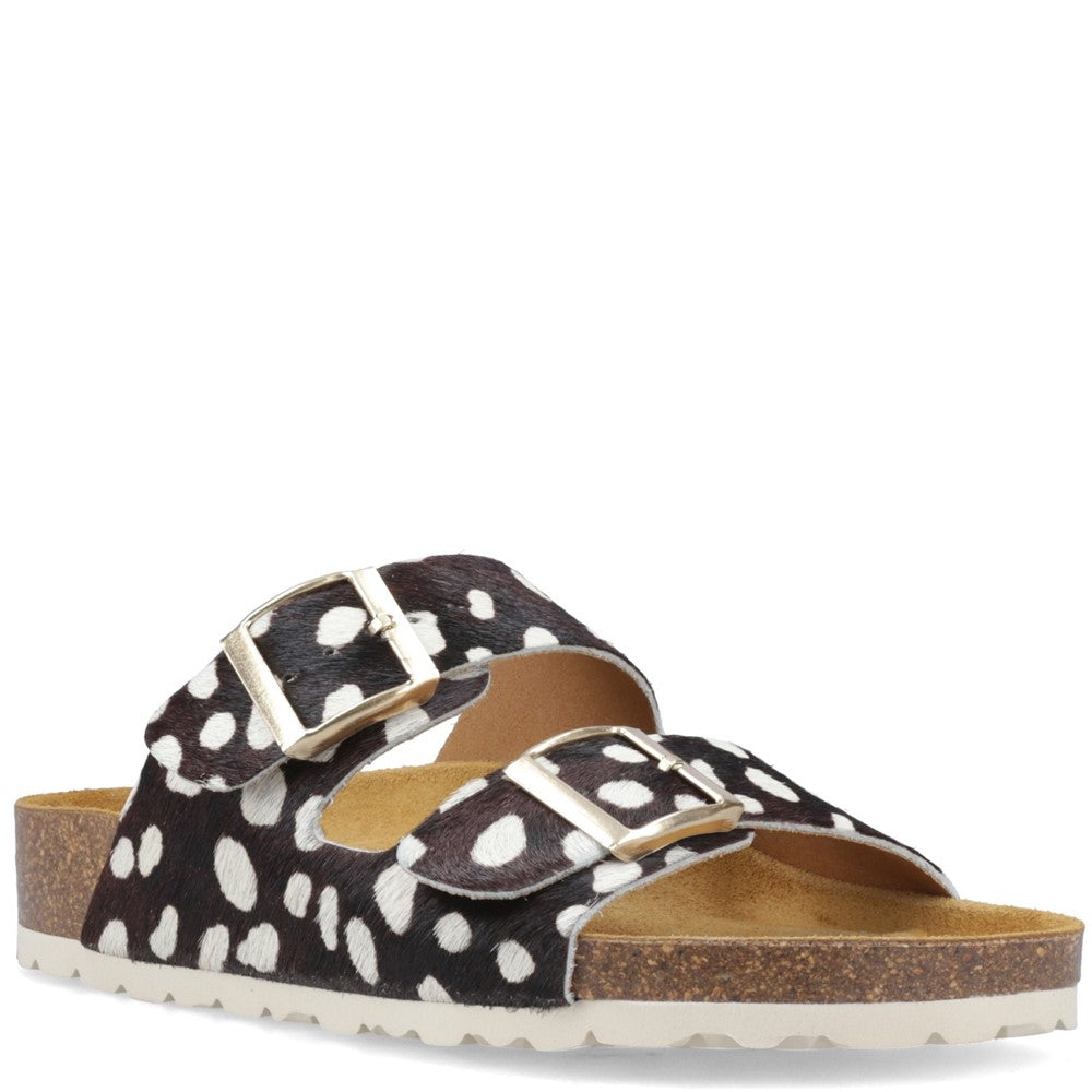 Sandal Ladies Summer Cheetah Hush Puppies Brixley Mule Sandal