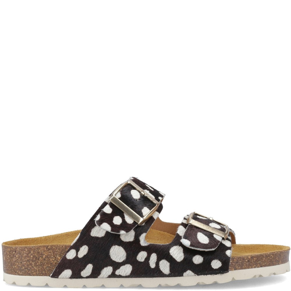 Sandal Ladies Summer Cheetah Hush Puppies Brixley Mule Sandal