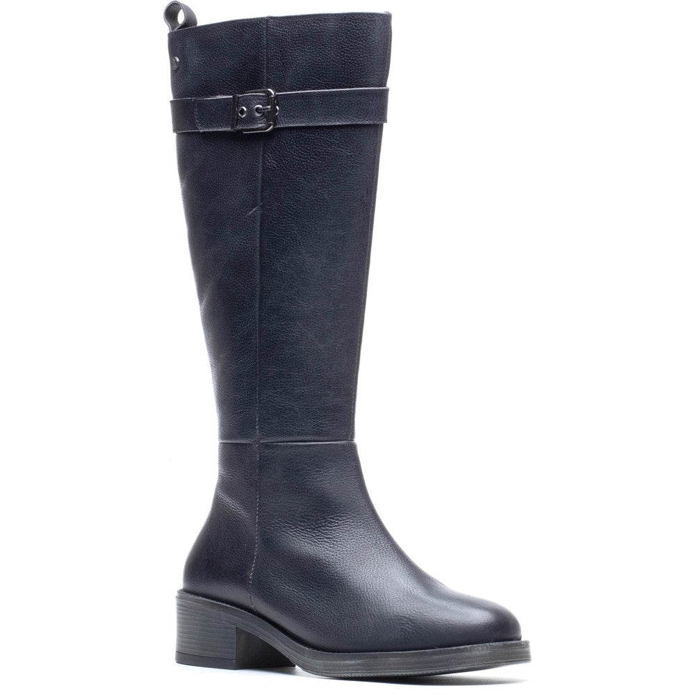 Ladies Long Boots Black Hush Puppies Anita Long Boot