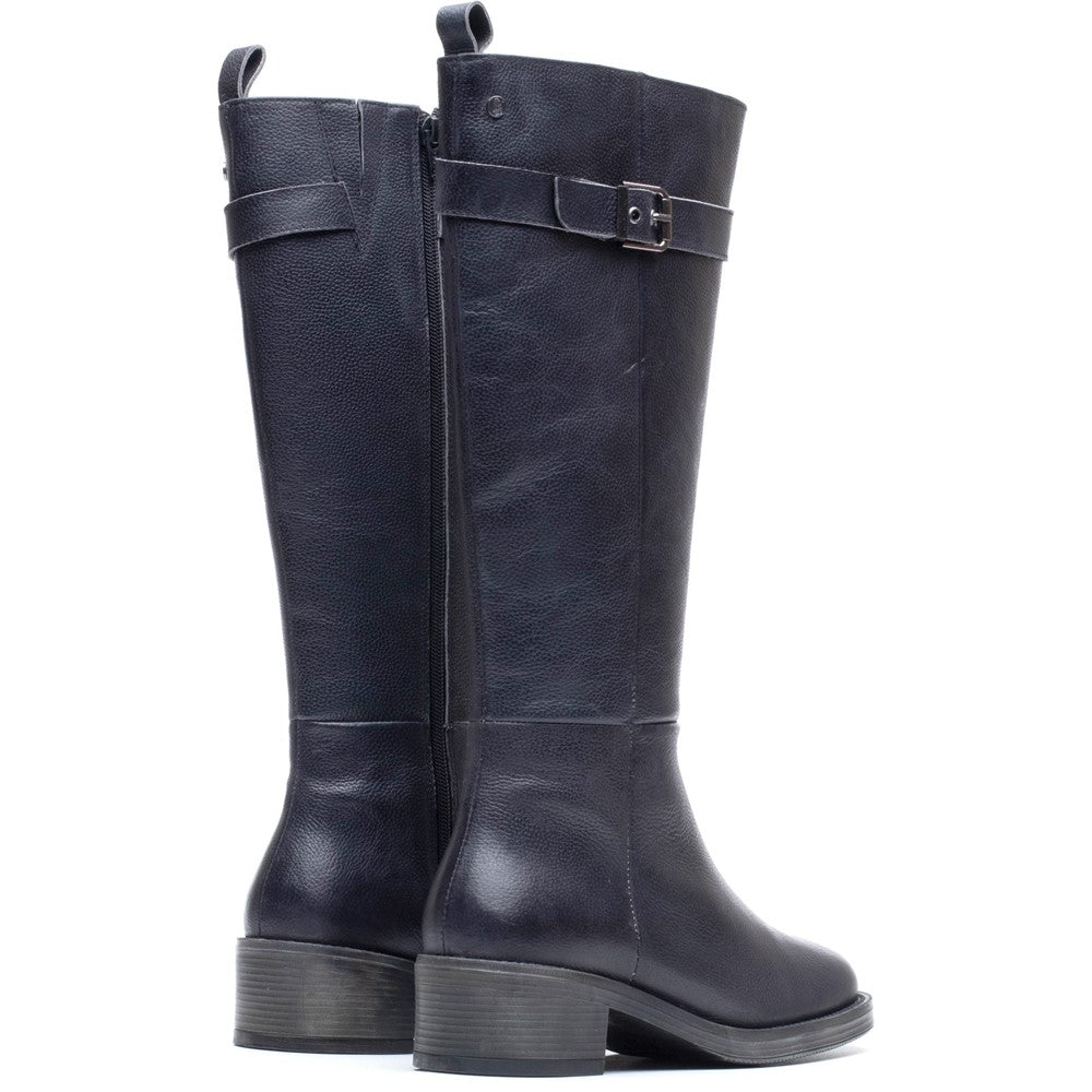 Ladies Long Boots Black Hush Puppies Anita Long Boot